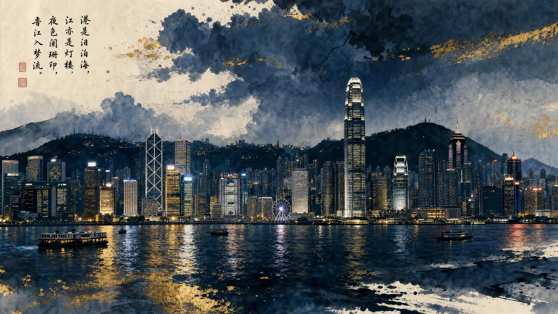 Victoria Harbour Skyline